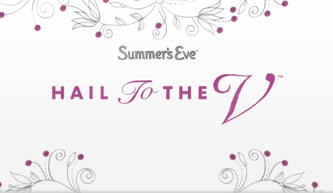 Summer's Eve Hail to the V logo
