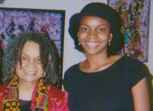 Sonia Sanchez and CF Jalylah at the Spelman College Women's Research and Resource Center