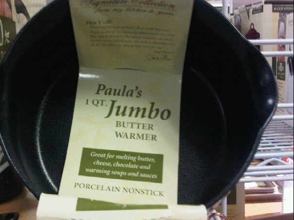No, your eyes don’t deceive you. Paula got a hustle on these pots, son!