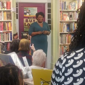 Stacey Abrams at Charis Books, ATL